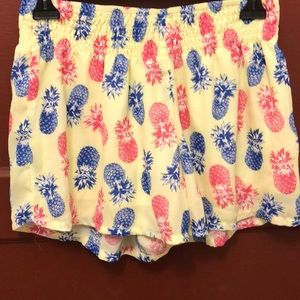 Pineapple Stretchy Shorts